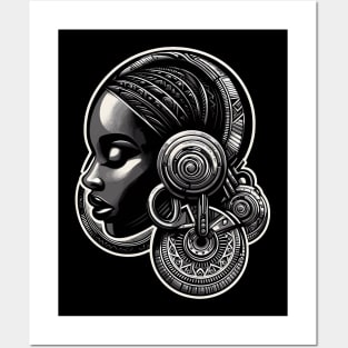 Afrocentric Woman Music Posters and Art